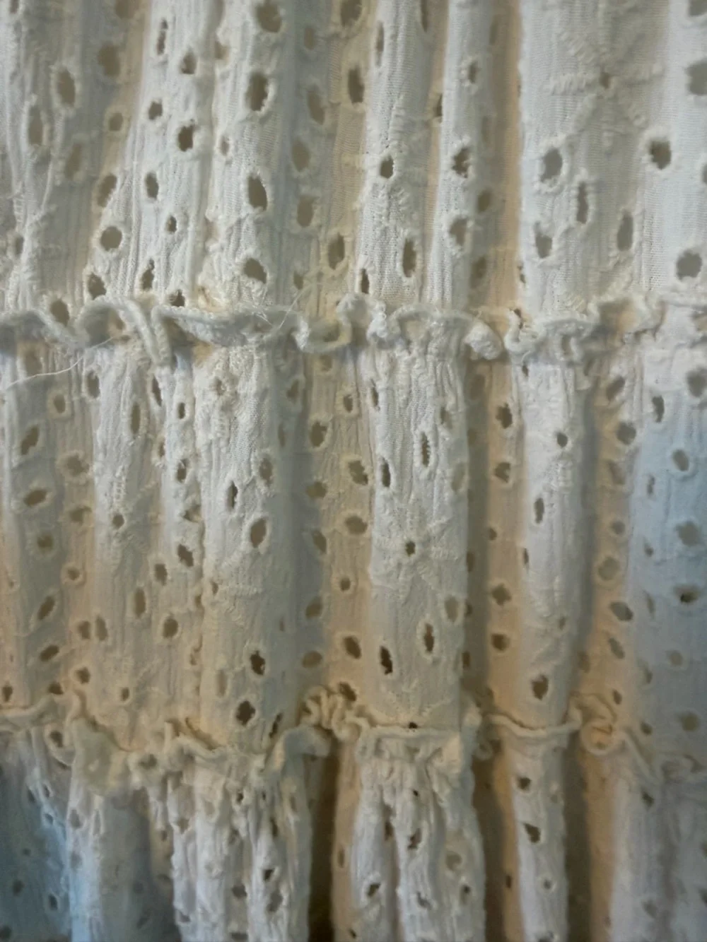 Surf Gypsy Ivory Crochet Mini Dress Size Medium - Picture 5 of 9